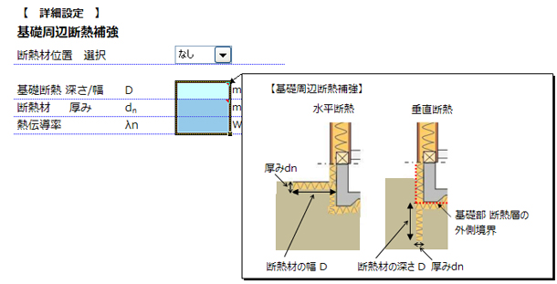 基礎周辺断熱補強